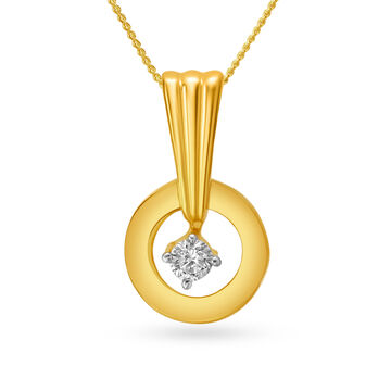 Yellow Gold Diamond Pendant