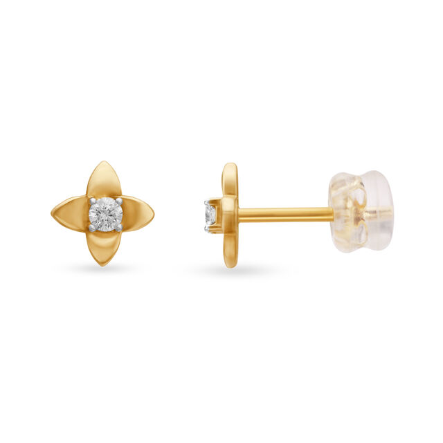 Gorgeous Floral Diamond Stud Earrings,,hi-res 2