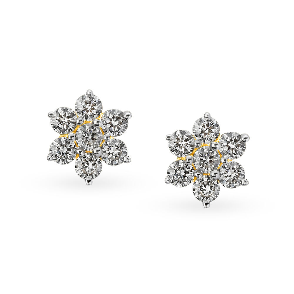 Seven stone diamond studs online