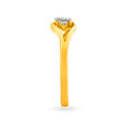 Floral Heart 18 Karat Gold And Diamond Finger Ring 3