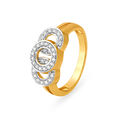 Dazzling Circlets Gold and Diamond Finger Ring,,hi-res 
