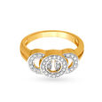 Dazzling Circlets Gold and Diamond Finger Ring,,hi-res 2