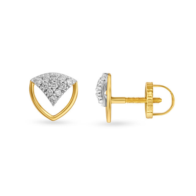 Chic Geometric Diamond Pendant and Earrings Set,,hi-res 4