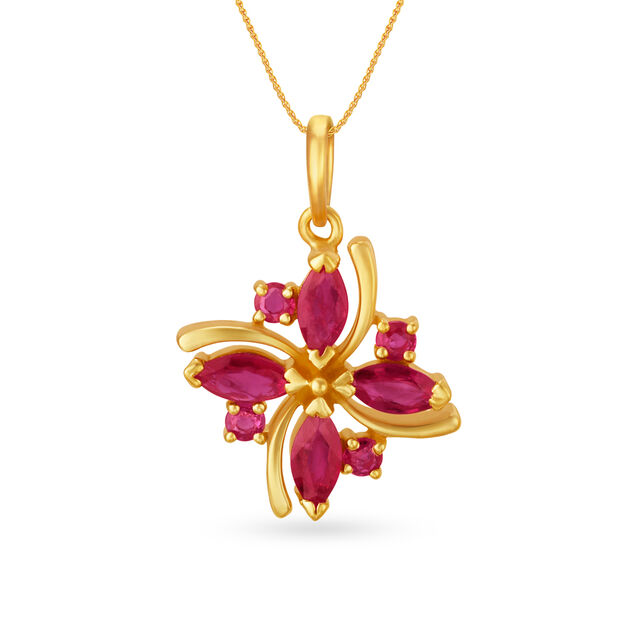 Varnika Ruby Pendant,,hi-res 