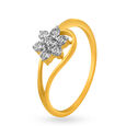 Beguiling Floral Diamond Finger Ring,,hi-res 