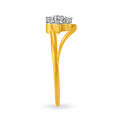 Beguiling Floral Diamond Finger Ring,,hi-res 3