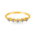 Elegant 18 Karat Gold and Diamond Finger Ring,,hi-res 2