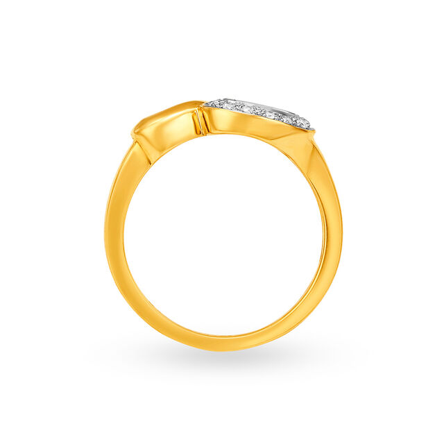 Oval Diamond Finger Ring 3