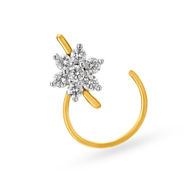 Enigmatic Diamond Nose Pin,,hi-res