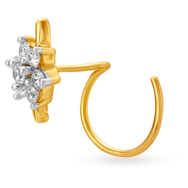 Enigmatic Diamond Nose Pin,,hi-res