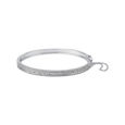 Timeless White Gold and Diamond Bangle 