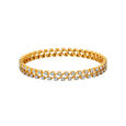 Lush Gold and Diamond Bangle,,hi-res 