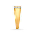 Brilliant 18 Karat Gold And Diamond Finger Ring,,hi-res 3