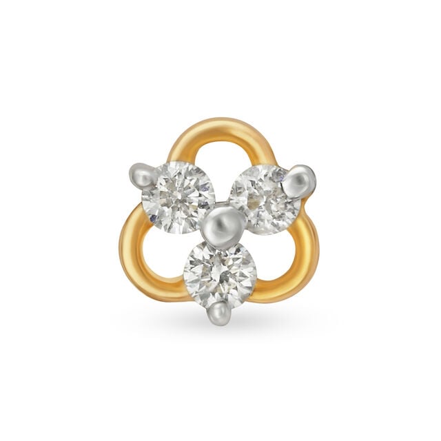 Stunning Diamond Nose Pin,,hi-res 