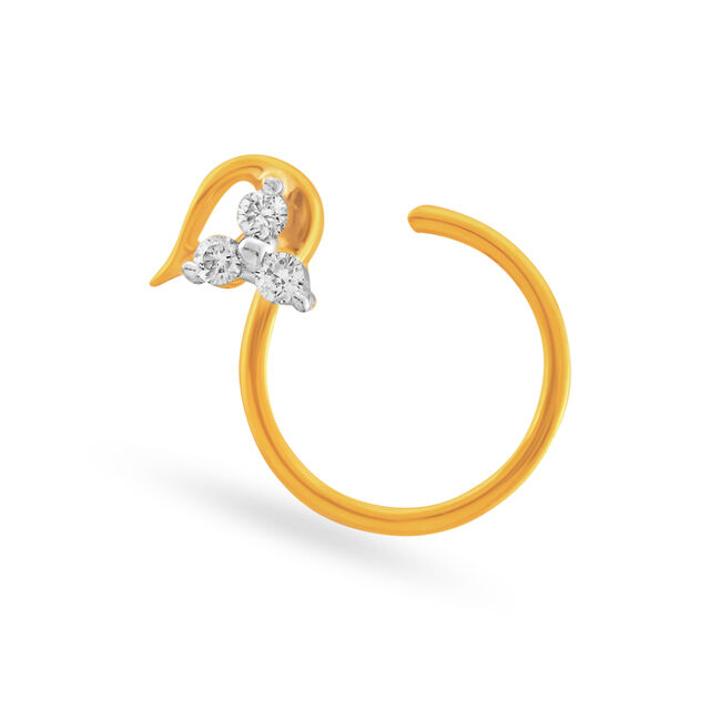 Classy Diamond Nose Pin,,hi-res