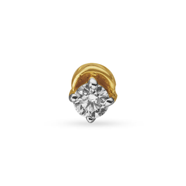Minimalistic Diamond Nose Pin,,hi-res 