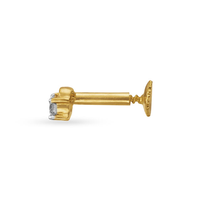 Minimalistic Diamond Nose Pin,,hi-res 2