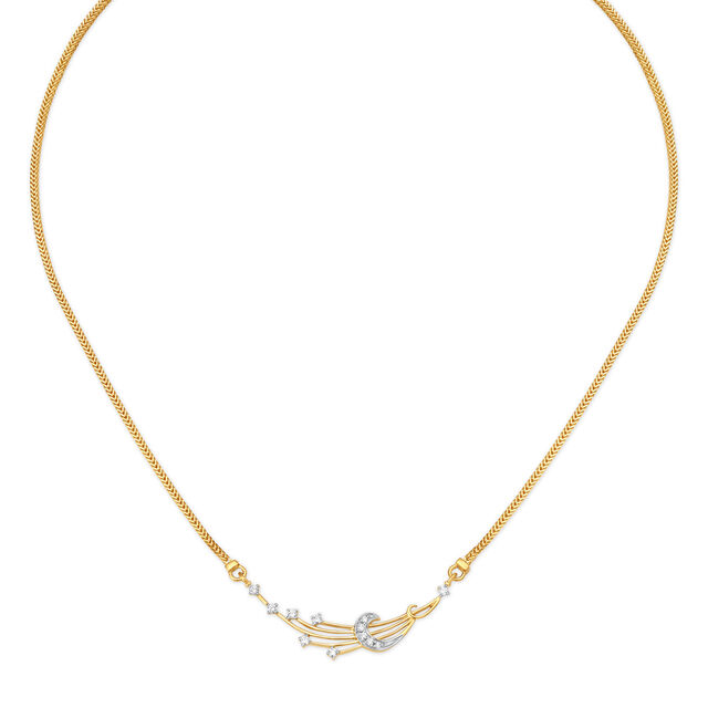 18 Karat Gold and Diamond Necklace 2