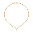 Dainty Sophisticated Gold and Diamond Necklace,,hi-res 