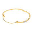 Abstract Diamond Bangle,,hi-res 2
