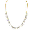 Wave Pattern Splendid Diamond Necklace,,hi-res 2