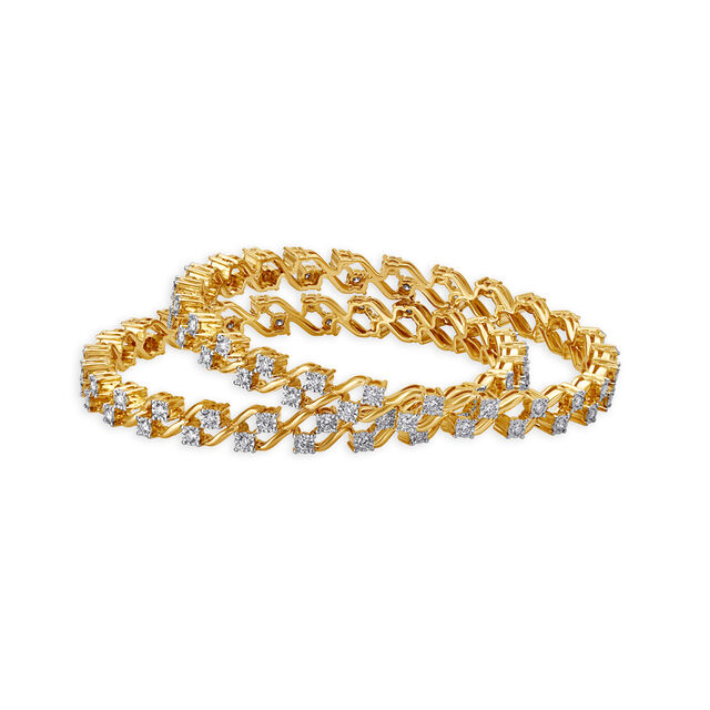 Interstellar Diamond Bangles 