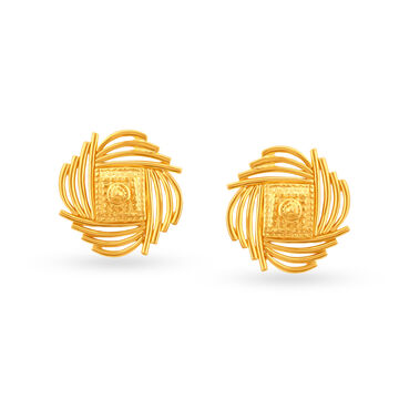 Stylish Floral Stud Earrings
