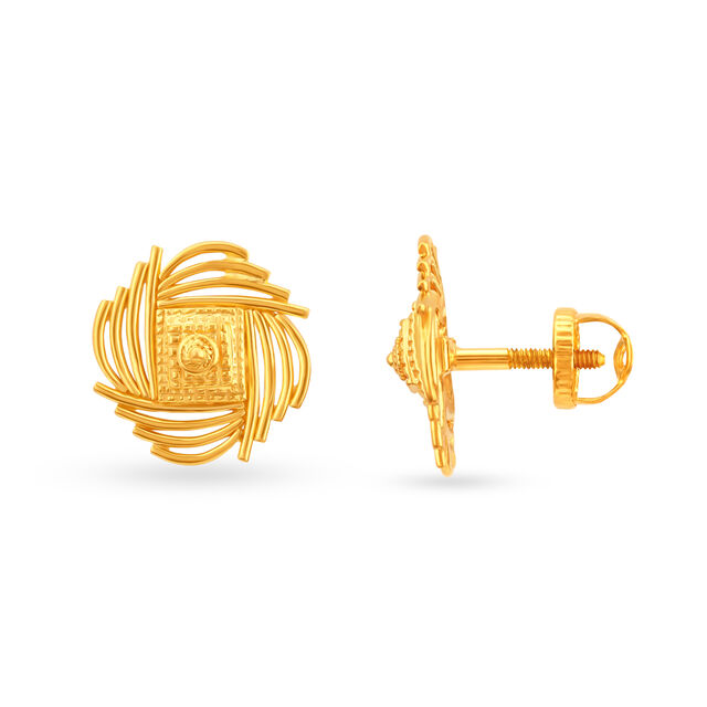 Stylish Floral Stud Earrings 2