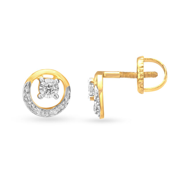 18 Karat Gold and Diamond Pendant Earrings Set 5