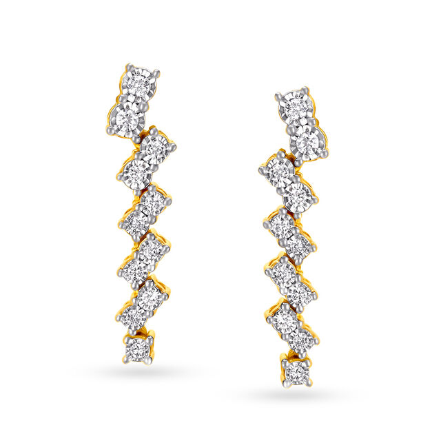 Divine Yellow Gold and Diamond Necklace Set 3