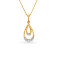 Teardrop Diamond Pendant,,hi-res 3