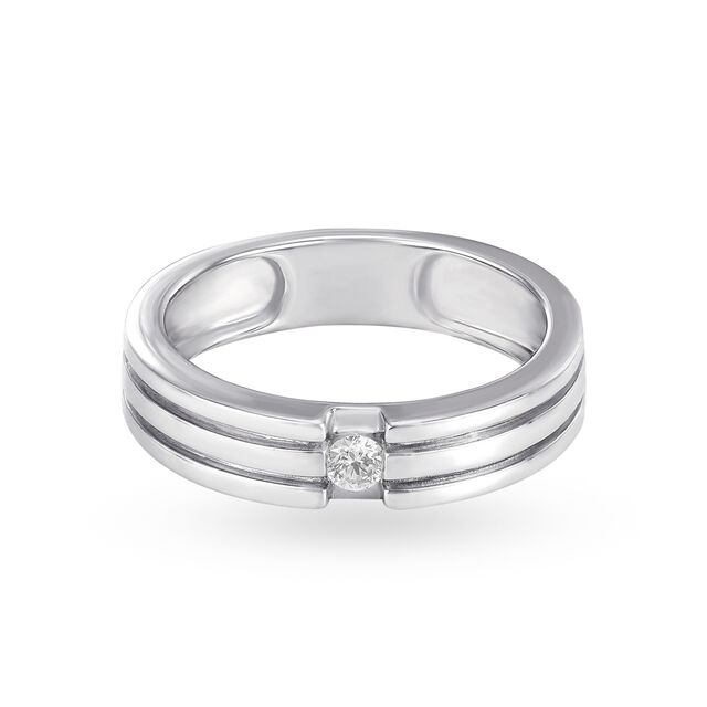Dynamic 18 Karat White Gold And Diamond Finger Ring,,hi-res 2