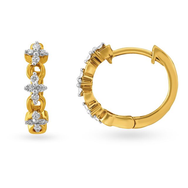 Tanishq Gold Earrings,,hi-res 2