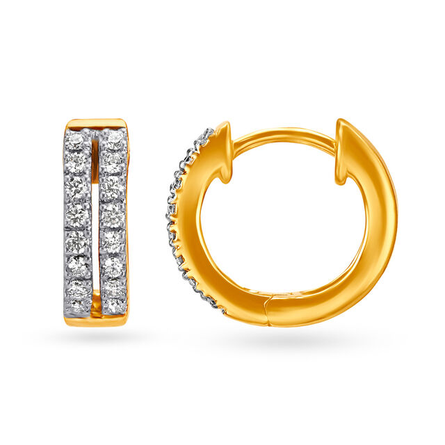 Subtle Sophisticated Diamond Stud Earrings 2