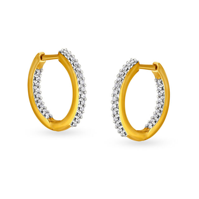 Grace Diamond Hoop Earrings