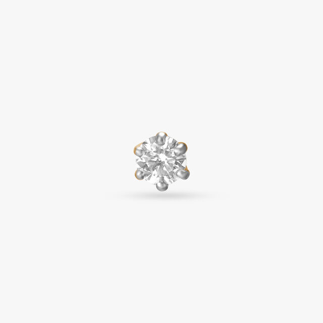 Graceful Dainty Diamond Nose Pin,,hi-res
