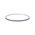 Ethereal White Gold and Sapphire Bangle,,hi-res 