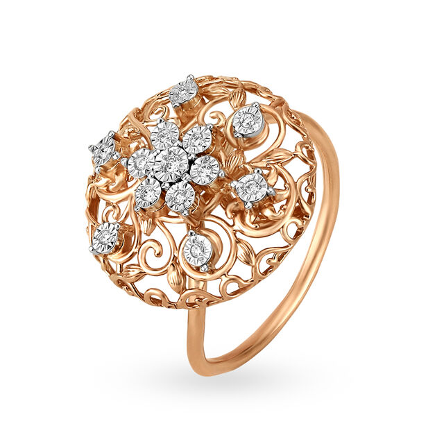 Tanishq Gold Finger Ring,,hi-res 
