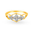 Vintage Cluster Diamond Finger Ring 2