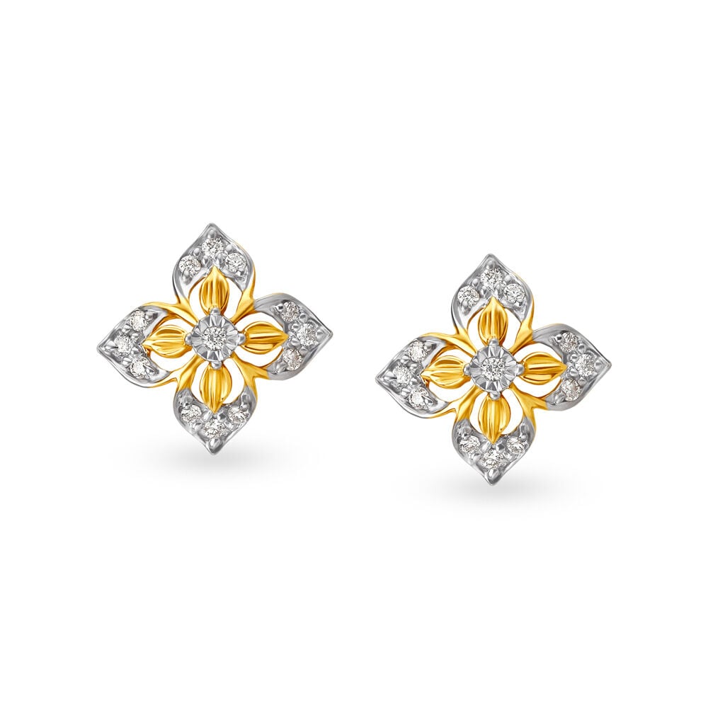 Tanishq white gold earrings shop