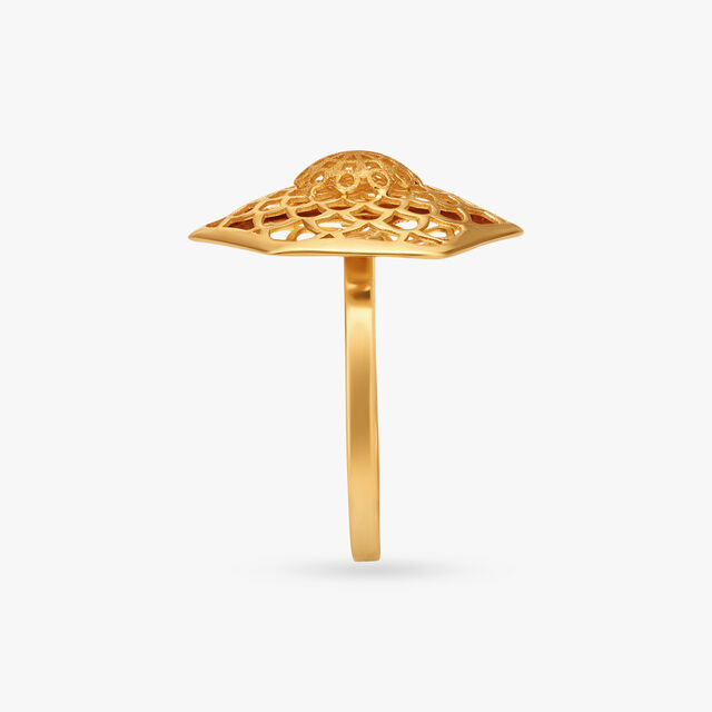 Graceful Charm Floral Ring 5