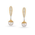 Diamond Drop Earrings with Rock Crystal,,hi-res 