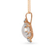 Stunning Sun Inspired Diamond Pendant in White and Rose Gold,,hi-res 4