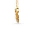 Majestic Goddess Gold and Diamond Pendant with ruby 2