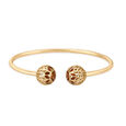 Floral Gold Beaded Mesh Bangle,,hi-res 2