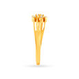 Graceful 18 Karat Yellow Gold And Diamond Finger Ring,,hi-res 3