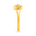 Kingly 18 Karat Yellow Gold And Diamond Square Finger Ring 3