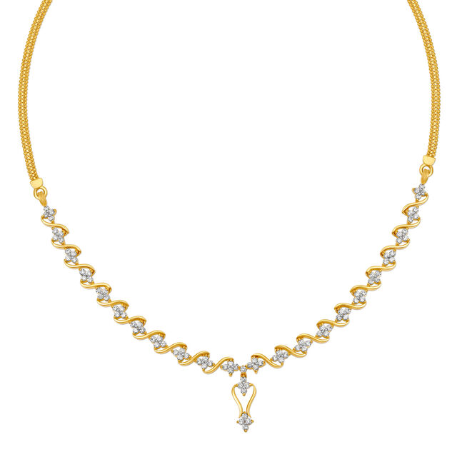 Elegant Diamond Necklace,,hi-res 2
