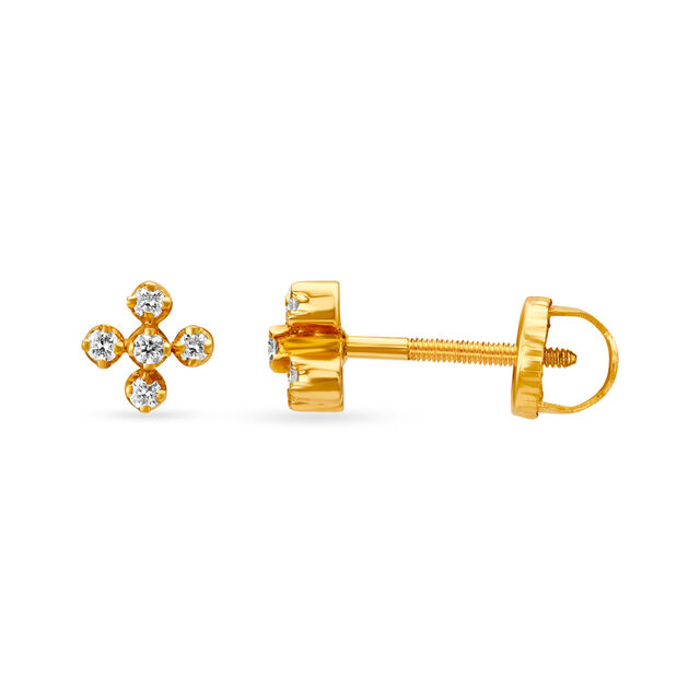 Anisah Diamond Stud Earrings 2
