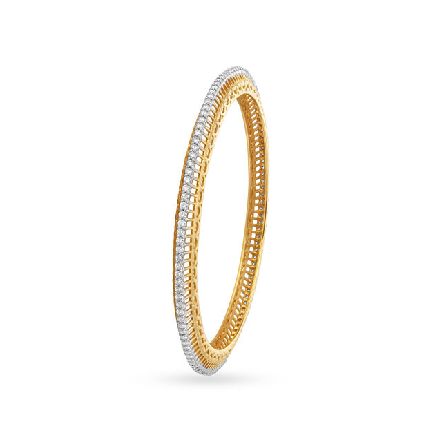 Striking Diamond Bangle,,hi-res 2
